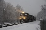 NS 4218 leading H70 in the snow